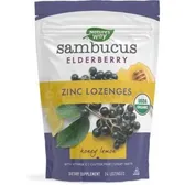 Nature’s Way (Натурес Вэй) Пастилки органические Sambucus пастилки для рассасывания мед-лимон  №24
