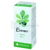 Эскувит® капли флакон-капельница 25 мл  №1