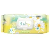 Влажные салфетки Dr. Bauer baby с клапаном с экстрактом ромашки  №60