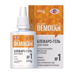 Blepharo Rolleer Демолан форте Блефаро-гель №1: инструкция, цены, аналоги, как принимать ...
