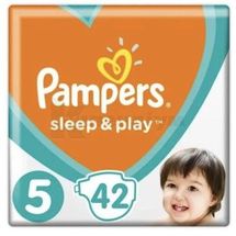 Підгузники дитячі Pampers Sleep & Play junior (11-16 кг), № 42; Проктер енд Гембл