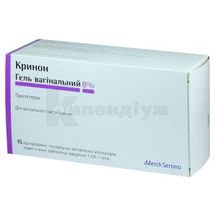 Кринон® гель вагінальний, 8 %, аплікатор однодозовий, № 15; Арес Трейдінг