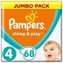 Підгузники дитячі Pampers Sleep & Play maxi (7-14 кг), № 68; Проктер енд Гембл