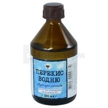 Перекис водню розчин для зовнішнього застосування, 3 %, флакон, 100 мл, № 1; ООО "ДКП "Фармацевтическая фабрика"