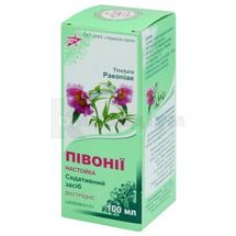 Півонії настойка настоянка, 100 мл, флакон скляний, № 1; Червона зірка