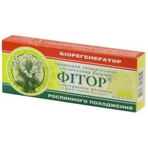 БАЛЬЗАМ КОСМЕТИЧНИЙ "ФІТОР" свічки, 2,3 г, з екстрактом ромашки, з екстрактом ромашки, № 10; Фіторія