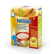 КАША ДИТЯЧА СУХА БЕЗМОЛОЧНА ГІПОАЛЕРГЕННА NESTLE "РИС З ПЛОДАМИ РІЖКОВОГО ДЕРЕВА (ПОМОГАЙКА)" швидкорозчинна, 200 г, № 1; Нестле Україна