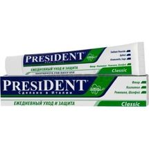 ЗУБНА ПАСТА "PRESIDENT CLINICAL" "CLASSIC" 75 мл; Betafarma