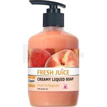 РІДКЕ МИЛО "FRESH JUICE" крем-мило, дозатор, 460 мл, peach & magnolia, peach & magnolia; Ельфа ФФ