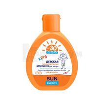 ЕМУЛЬСІЯ ДЛЯ ЗАСМАГИ ГІПОАЛЕРГЕННА ДЛЯ ДІТЕЙ серії "SUN ENERGY" spf-30+, 150 мл; Ельфа ФФ