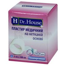 ПЛАСТИР МЕДИЧНИЙ "H Dr. House" 5 см х 500 см, на нетканній основі, на неткан. основі, № 1; undefined