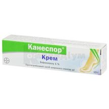 Канеспор® крем, 1 %, туба, 15 г, № 1; Байєр Консьюмер Кер