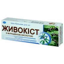 ГЕЛЬ-БАЛЬЗАМ КОСМЕТИЧНИЙ ДЛЯ НІГ "ЖИВОКІСТ" З МУРАШИНОЮ КИСЛОТОЮ 75 мл; Флора-Фарм