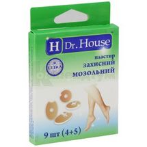 ПЛАСТИР ЗАХИСНИЙ МОЗОЛЬНИЙ ULTRA "H Dr. House" № 9; SHIFFA PLASTER