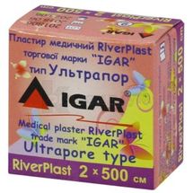 ПЛАСТИР МЕДИЧНИЙ RIVERPLAST "ІГАР" 2 см х 500 см, ультрапор (на нетканій основі), ультрапор (на неткан. осн.), № 1; undefined