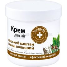 КРЕМ ДЛЯ НІГ серії "ДОМАШНИЙ ДОКТОР" з кінським каштаном, 250 мл, профілактика варикозного розширення вен, проф. варикозн. розшир. вен; Ельфа ФФ