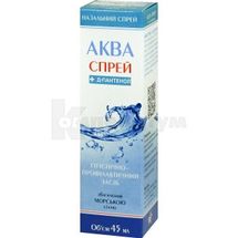 АКВА СПРЕЙ ПЛЮС Д-ПАНТЕНОЛ спрей назальний, 0,65 %, 45 мл; Червона зірка