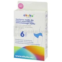 ТРУСИ ГІГІЄНІЧНІ ОДНОРАЗОВІ ЖІНОЧІ AKUKU розмір 42, № 6; Al Bis