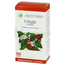 Глоду плоди плоди, 100 г, пачка, з внутрішн. пакетом, з внутр. пакетом, № 1; ЗАТ "Ліктрави"