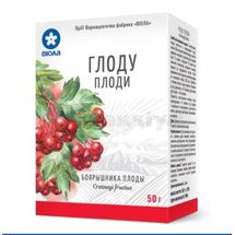 Глоду плоди плоди, 50 г, пачка, з внутрішн. пакетом, з внутр. пакетом, № 1; Віола