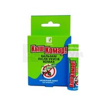 БАЛЬЗАМ ПІСЛЯ УКУСІВ "КИШ КОМАР" бальзам, ролик, 6 мл; Красота та Здоров'я