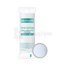 БИНТ МЕДИЧНИЙ ЕЛАСТИЧНО ФІКСУЮЧИЙ MEDRULL ULTRA-CREPP 4 м х 12 см, № 1; Forans Eesti