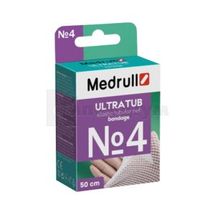 БИНТ МЕДИЧНИЙ СІТЧАТИЙ ЕЛАСТИЧНИЙ MEDRULL ULTRATUB № 4, 2,7 см х 50 см, № 1; SIA Forans