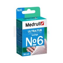 БИНТ МЕДИЧНИЙ СІТЧАТИЙ ЕЛАСТИЧНИЙ MEDRULL ULTRATUB № 6, 5,8 см х 50 см, № 1; SIA Forans