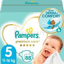 ПІДГУЗНИКИ ДИТЯЧІ PAMPERS PREMIUM CARE junior (11-16 кг), № 88; undefined