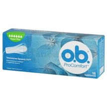 Тампони жіночі гігієнічні серії "O.B." procomfort super plus, № 16; Джонсон і Джонсон Україна