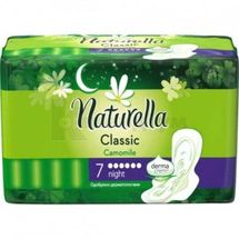 ПРОКЛАДКИ ГІГІЄНІЧНІ NATURELLA CAMOMILE classic night, № 7; Проктер енд Гембл Україна