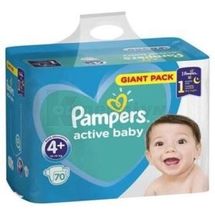 ПІДГУЗНИКИ ДИТЯЧІ PAMPERS ACTIVE BABY-DRY maxi (7-14 кг), № 70; undefined