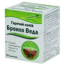 БРОНХО ВЕДА ГАРЯЧИЙ НАПІЙ пакетик, № 10; Конарк Інтелмед