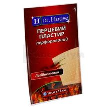 ПЛАСТИР ПЕРЦЕВИЙ "H Dr. House" 10 см х 18 см, № 1; undefined