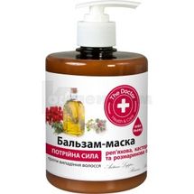 БАЛЬЗАМ-МАСКА "ПОТРІЙНА СИЛА" серії "ДОМАШНИЙ ДОКТОР" 500 мл; Ельфа ФФ