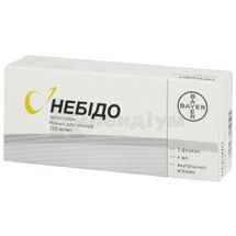 Небідо розчин  для ін'єкцій, 250 мг/мл, флакон, 4 мл, № 1; Bayer Pharmaceuticals