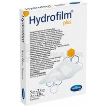 Пов'язка плівкова прозора з абсорбуючою подушечкою Hydrofilm® Plus 5 см х 7,2 см, № 1; Paul Hartmann