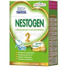 СУМІШ СУХА МОЛОЧНА NESTOGEN® 2 З ПРЕБІОТИКАМИ ТА ПРОБІОТИКАМИ ДЛЯ ДІТЕЙ З 6 МІСЯЦІВ 700 г, № 1; Нестле Україна