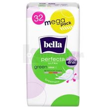 ПРОКЛАДКИ ГІГІЄНІЧНІ BELLA PERFECTA ULTRA GREEN № 32; Torunskie ZMO