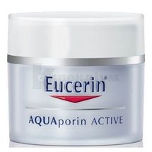 АКВАПорін НАСИЧЕНИЙ ЗВОЛОЖУЮЧИЙ КРЕМ ТМ "EUCERIN" денний, 50 мл, для сухої та чутливої шкіри, д/сух. та чутл. шкіри; Байєрсдорф