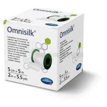 Пластир фіксуючий зі штучного шовку Omnisilk® 5 см х 5 м, № 1; Paul Hartmann