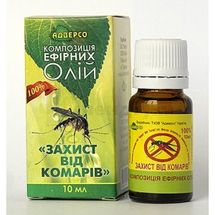 КОМПОЗИЦІЯ ЕФІРНИХ ОЛІЙ 10 мл, "захист від комарів", "захист від комарів"; undefined