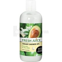 ГЕЛЬ ДЛЯ ДУШУ "FRESH JUICE" крем-гель, 500 мл, avocado & rice milk, avocado & rice milk; Ельфа ФФ