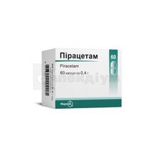 Пірацетам капсули, 0,4 г, № 60; Фармак