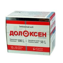 Долоксен таблетки, вкриті плівковою оболонкою, блістер, № 100; Євро Лайфкер