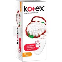 ПРОКЛАДКИ ЖІНОЧІ ГІГІЄНІЧНІ KOTEX NORMAL щоденні., № 20; Kimberly-Clark