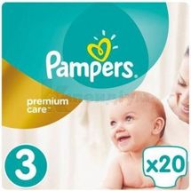 ПІДГУЗНИКИ ДИТЯЧІ PAMPERS PREMIUM CARE midi (5-9 кг), № 20; undefined