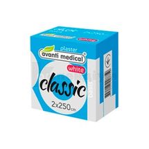 ПЛАСТИР МЕДИЧНИЙ В РУЛОНАХ AVANTI MEDICAL® "CLASSIC"  НА ТКАНИННІЙ ОСНОВІ, БІЛОГО КОЛЬОРУ 2 см х 250 см, № 1; SIA Forans