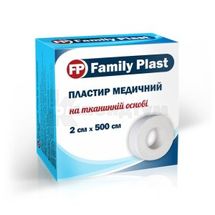 FAMILY PLAST ПЛАСТИР МЕДИЧНИЙ НА ТКАНИННІЙ ОСНОВІ 2 см х 500 см, № 1; undefined