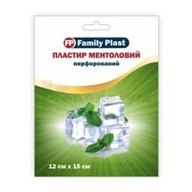 FAMILY PLAST ПЛАСТИР МЕНТОЛОВИЙ З ПЕРЦЕМ ПЕРФОРОВАНИЙ 12 см х 15 см, № 1; Аргопласт